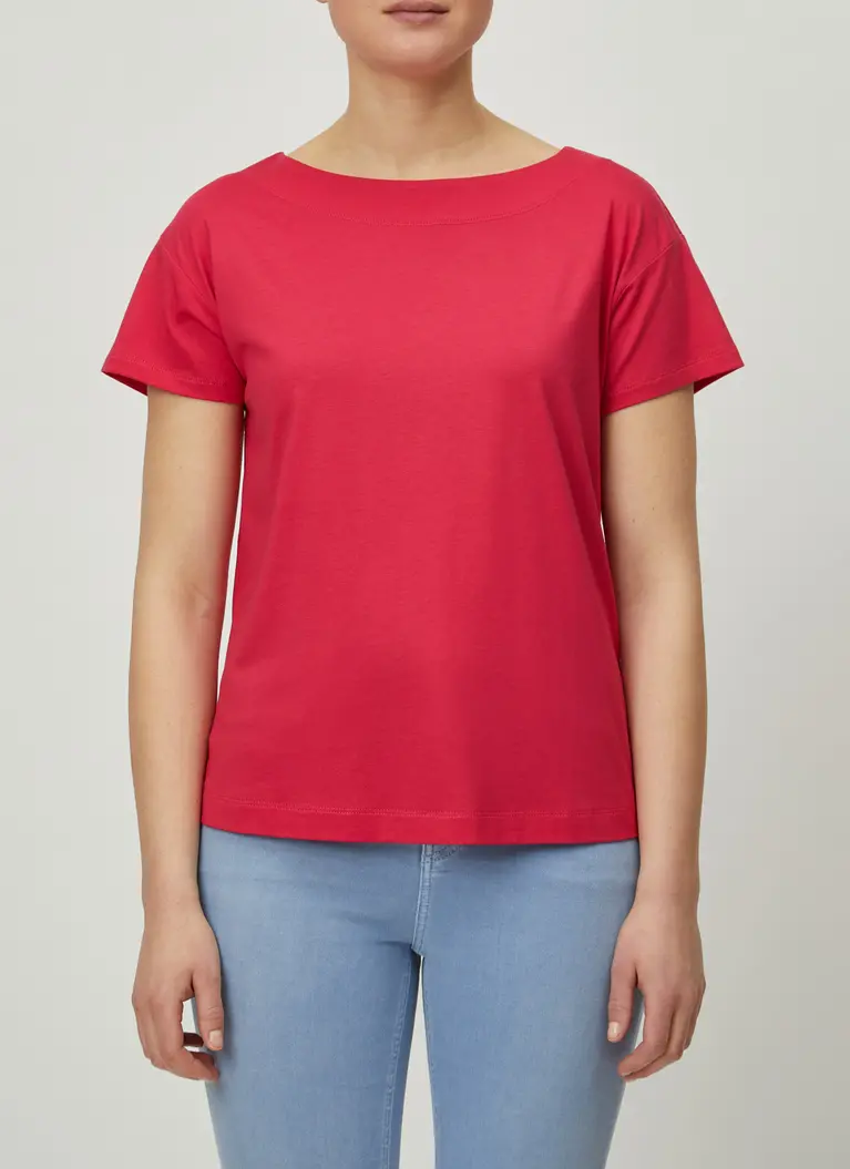 Maerz Muenchen RundhalsshirtBaumwoll-Modal-MischungArt. Nr. 129000-753 Black Friday Preise