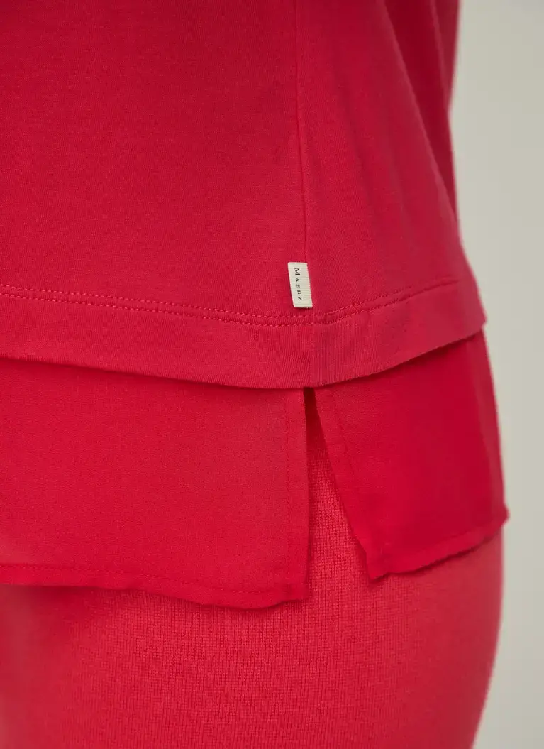 Maerz Muenchen V-ShirtBaumwoll-Modal-MischungArt. Nr. 120500-753 Günstiger Verkauf