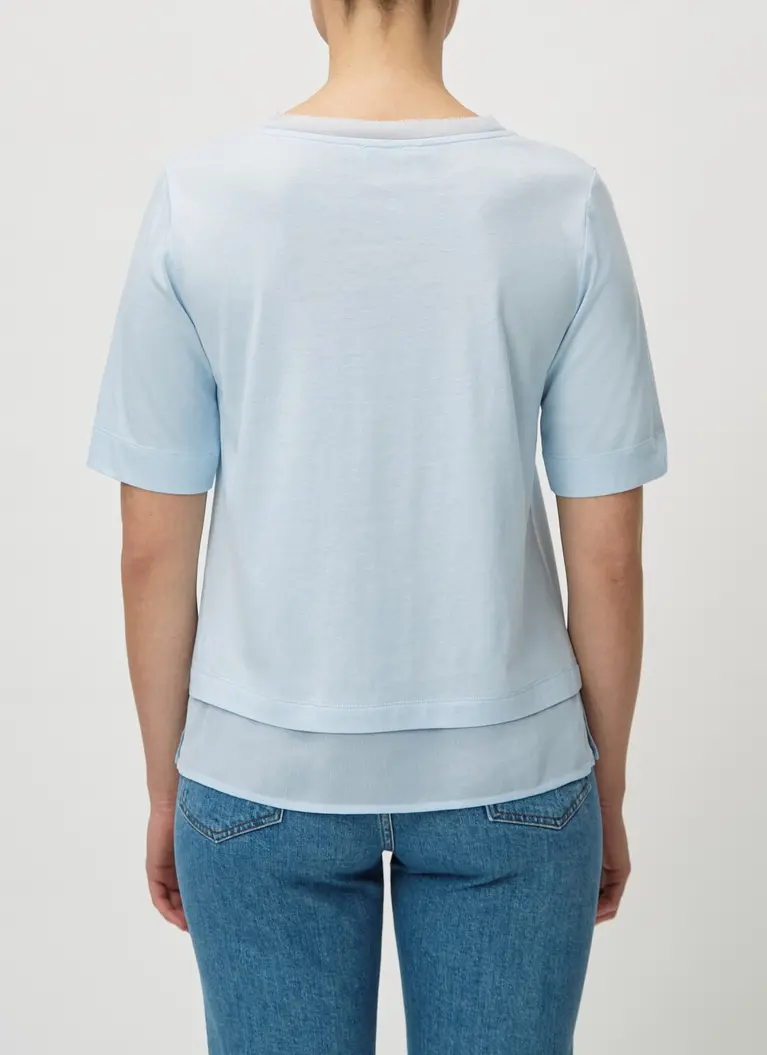 Maerz Muenchen V-ShirtBaumwoll-Modal-MischungArt. Nr. 120500-340 Fabrikverkauf
