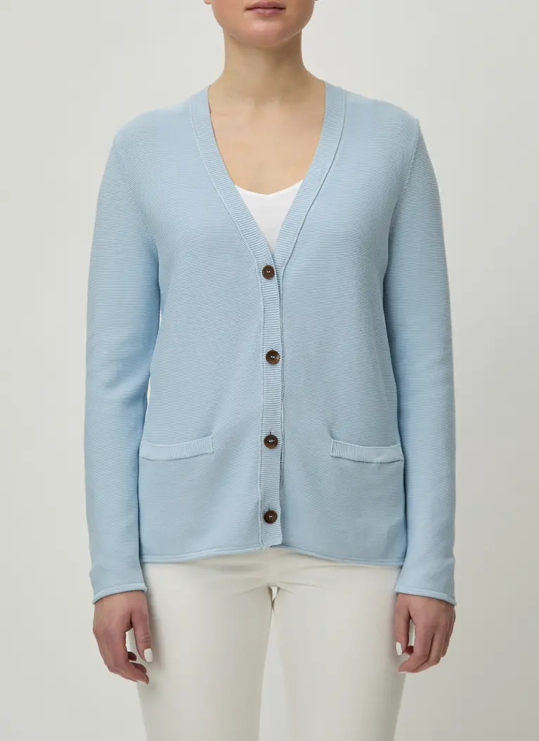 Maerz Muenchen Strickjacke100% BiobaumwolleArt. Nr. 243900-340 Zeitlich begrenztes Angebot