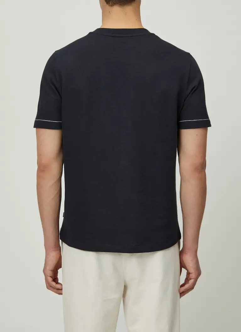 Maerz Muenchen RundhalsshirtBaumwoll-Leinen-MixArt. Nr. 661500-399 Kostenloser Versand