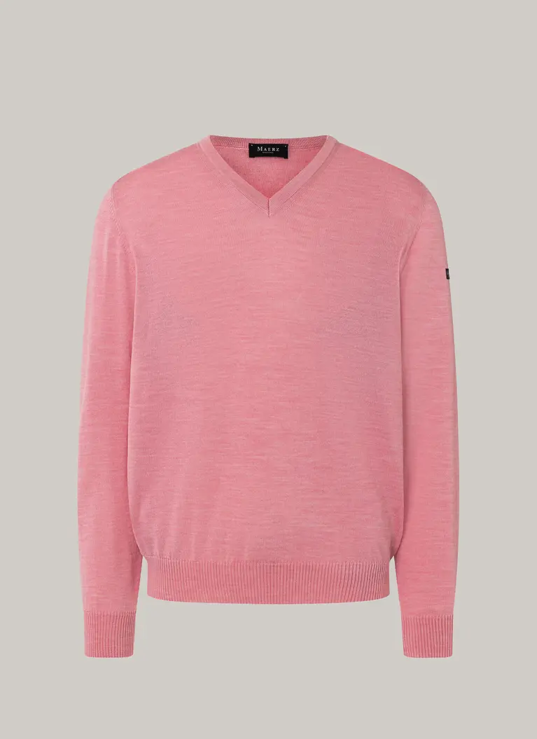 Maerz Muenchen V-Pullover100% MerinowolleArt. Nr. 490400-713 Bestseller