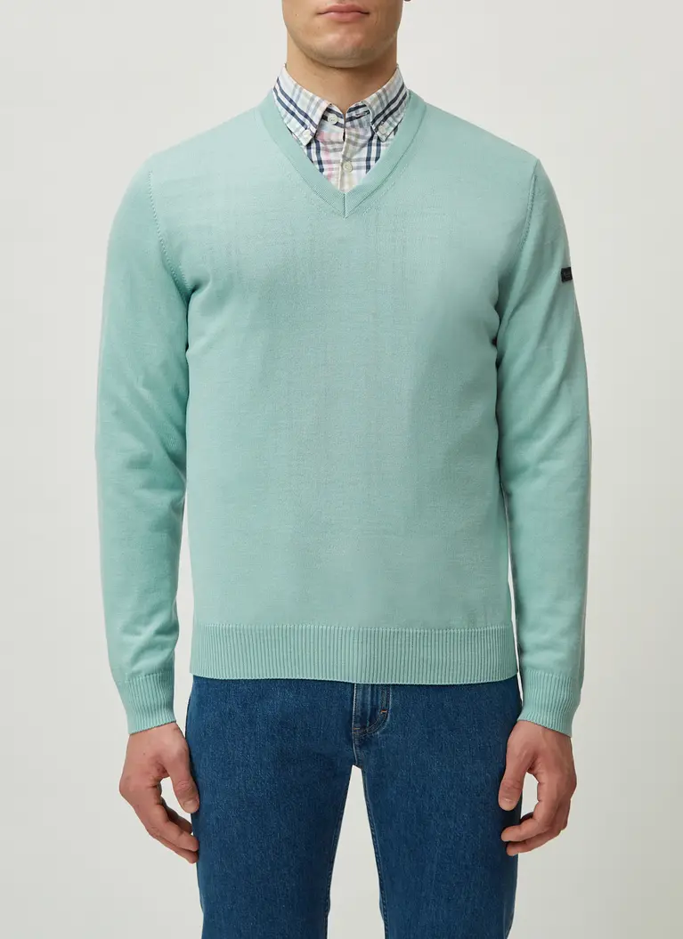 Maerz Muenchen V-Pullover100% MerinowolleArt. Nr. 490400-206 Saisonale Angebote