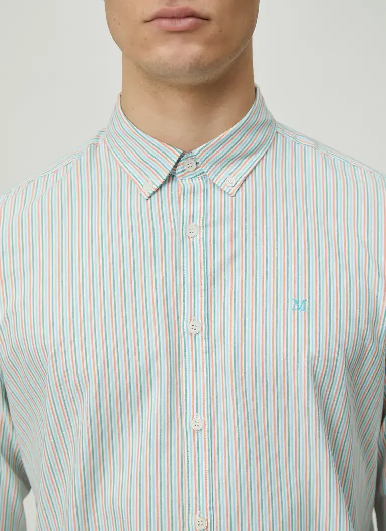 Maerz Muenchen Button Down HemdBaumwollmischungArt. Nr. 744901-678 Riesige Ersparnisse