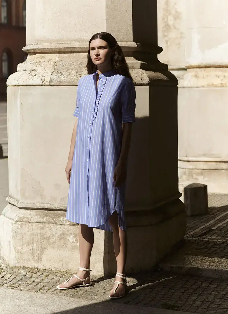 Maerz Muenchen Blusenkleid100% BaumwolleArt. Nr. 117301-340 Super Rabatt