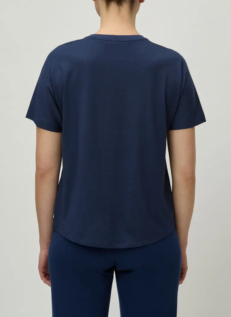 Maerz Muenchen RundhalsshirtBaumwoll-Modal-MischungArt. Nr. 125300-358 Riesige Rabatte