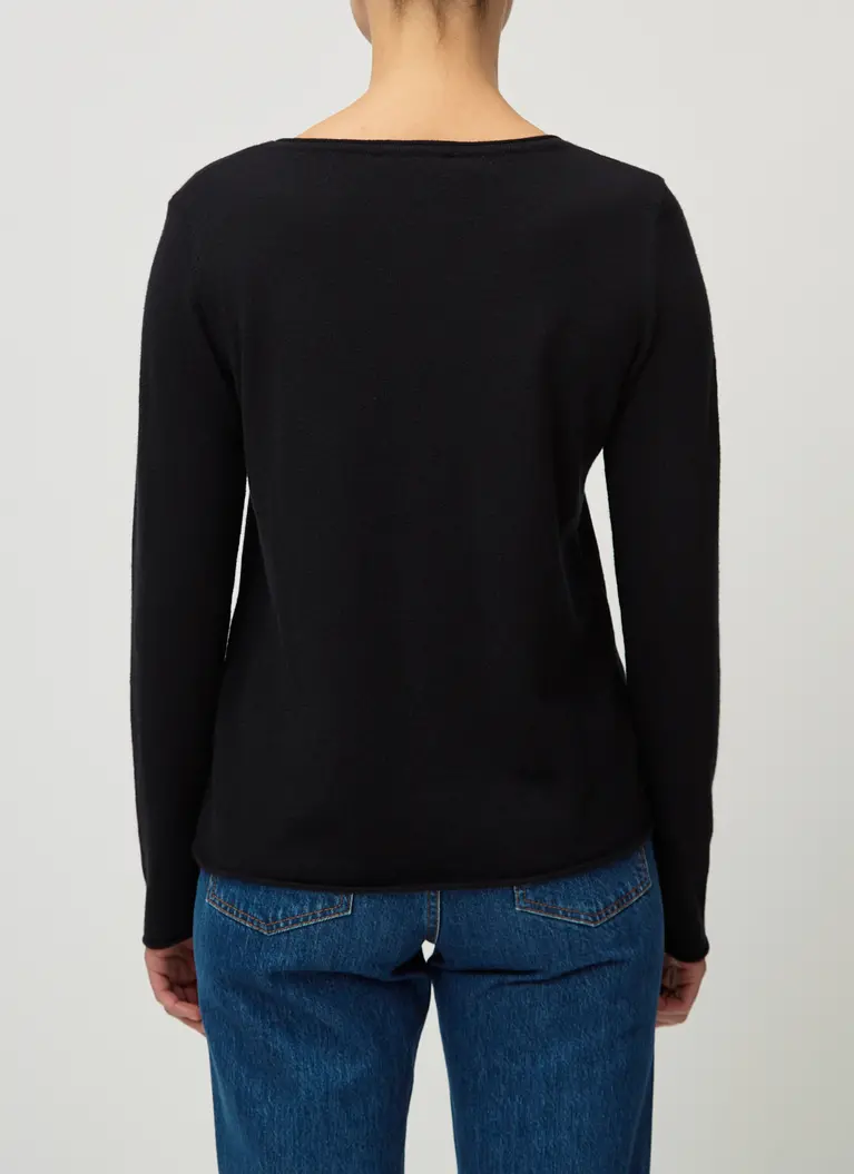 Maerz Muenchen Rundhalspullover100% Geelong-WolleArt. Nr. 336100-595 Black Friday