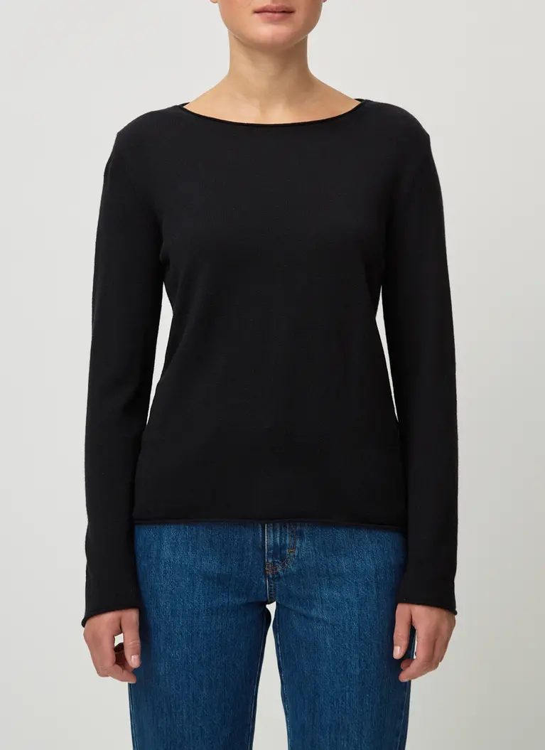 Maerz Muenchen Rundhalspullover100% Geelong-WolleArt. Nr. 336100-595 Black Friday