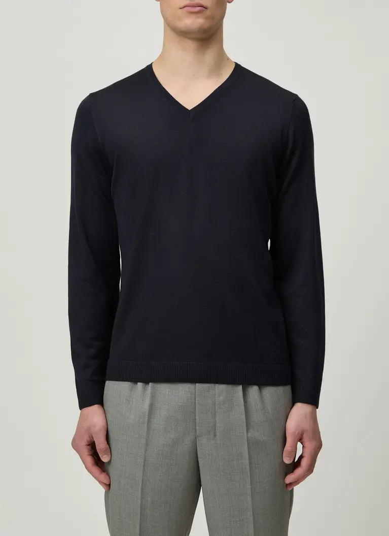 Maerz Muenchen V-Pullover100% MerinowolleArt. Nr. 403800-399 Bestseller