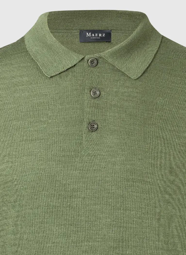 Maerz Muenchen Polokragenpullover100% MerinowolleArt. Nr. 490700-228 Kostenloser Versand