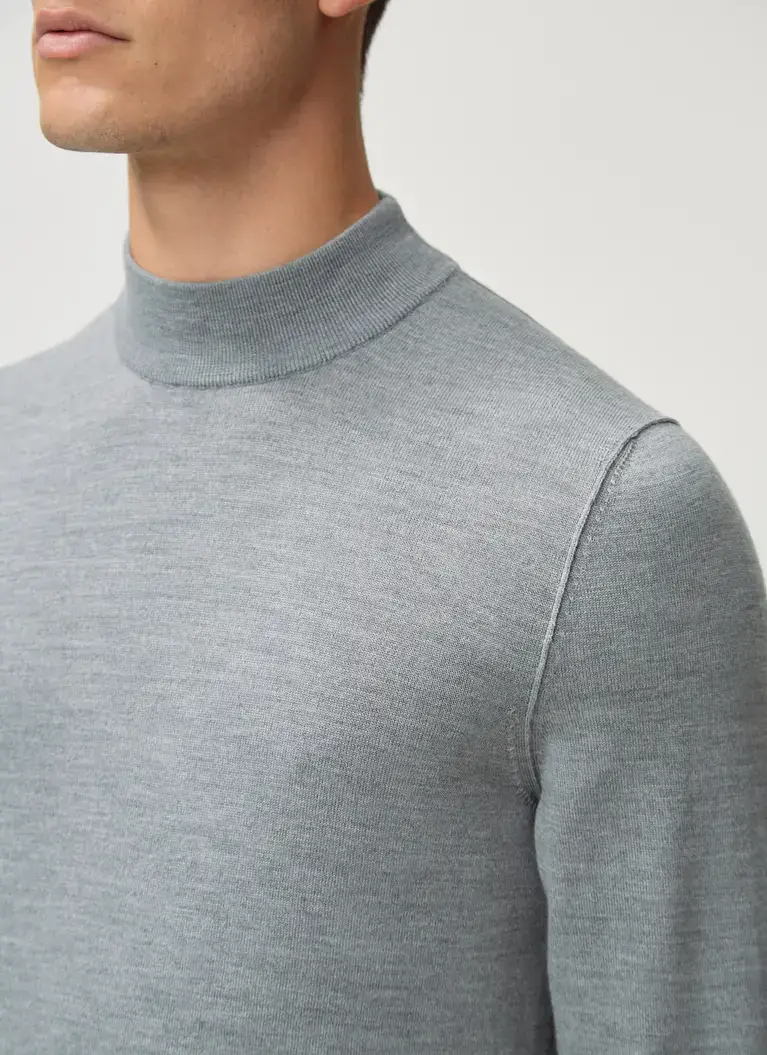 Maerz Muenchen Stehkragenpullover100% MerinowolleArt. Nr. 420300-536 Saisonschlussverkauf