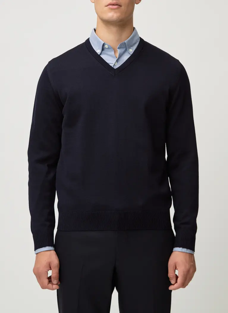 Maerz Muenchen V-Pullover100% MerinowolleArt. Nr. 490400-399 Saisonale Angebote