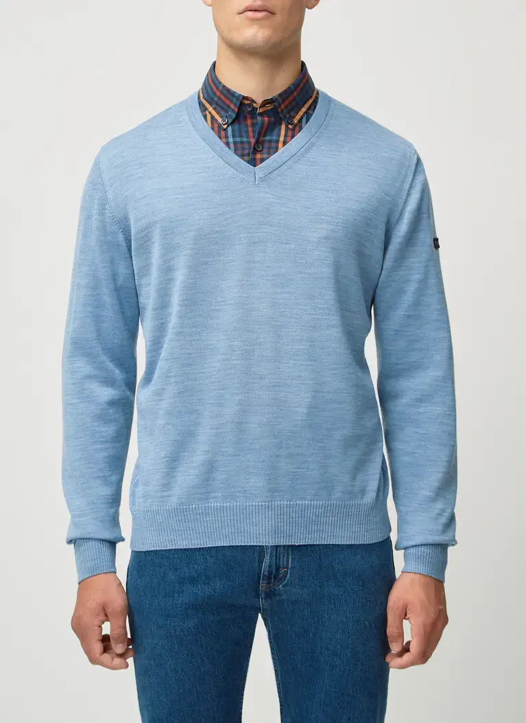Maerz Muenchen V-Pullover100% MerinowolleArt. Nr. 490400-316 Kauf eins, bekomm eins gratis