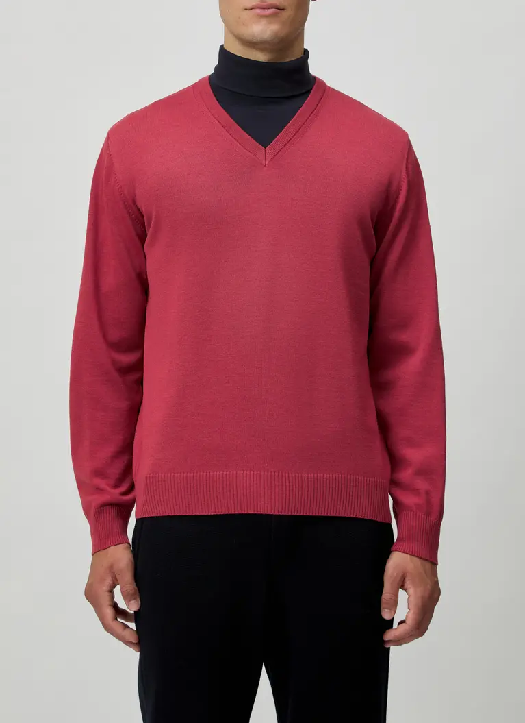 Maerz Muenchen V-Pullover100% MerinowolleArt. Nr. 490400-452 Zeitbegrenzte Promotion