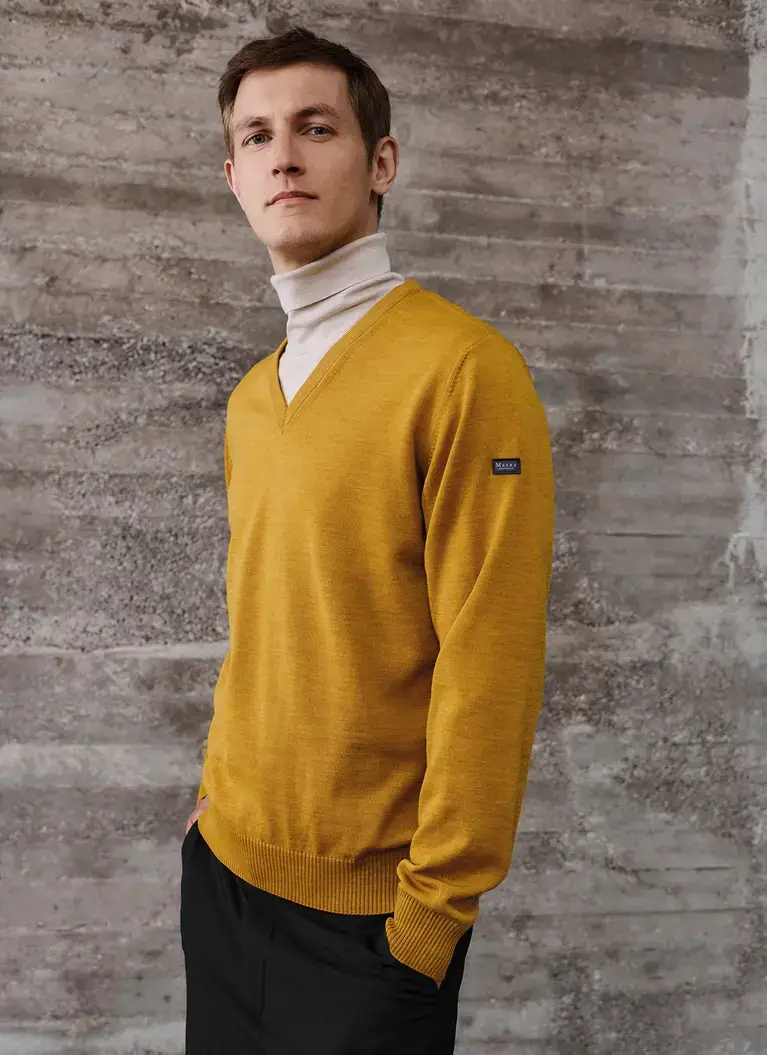 Maerz Muenchen V-Pullover100% MerinowolleArt. Nr. 490400-656 Bis zu 50% Rabatt