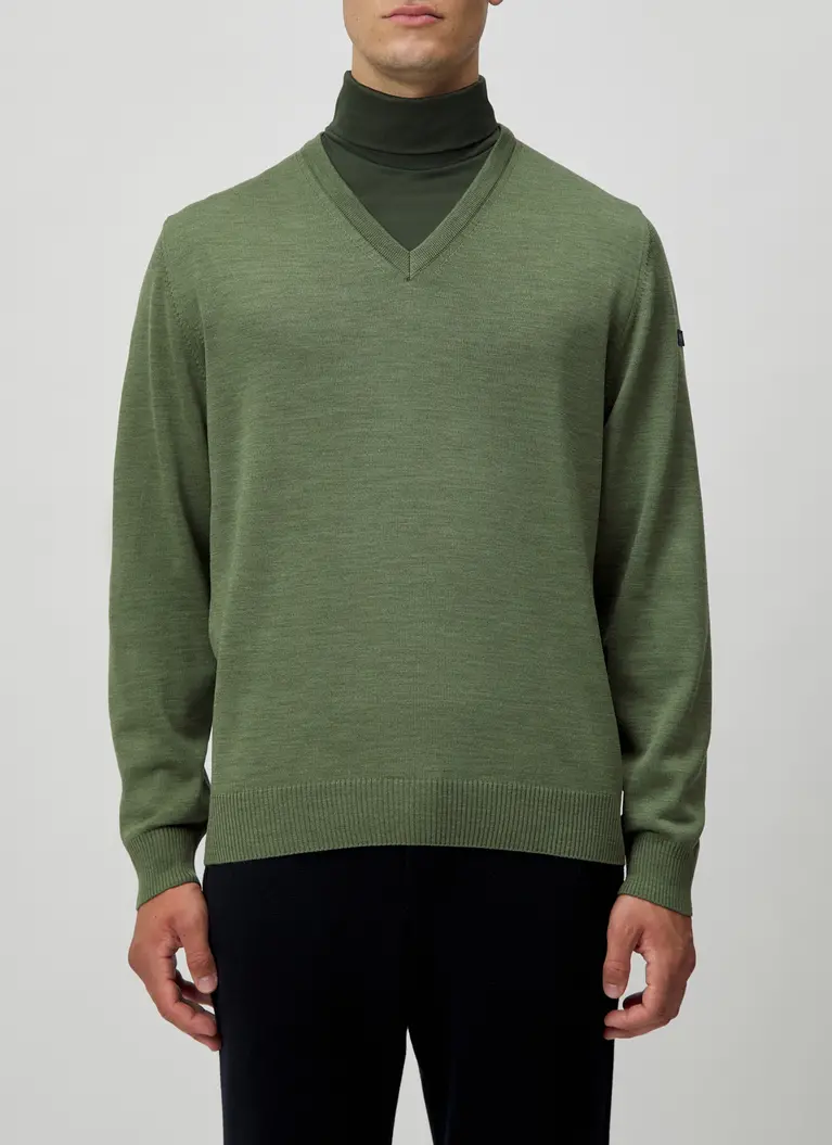 Maerz Muenchen V-Pullover100% MerinowolleArt. Nr. 490400-228 Bis zu 60% Rabatt
