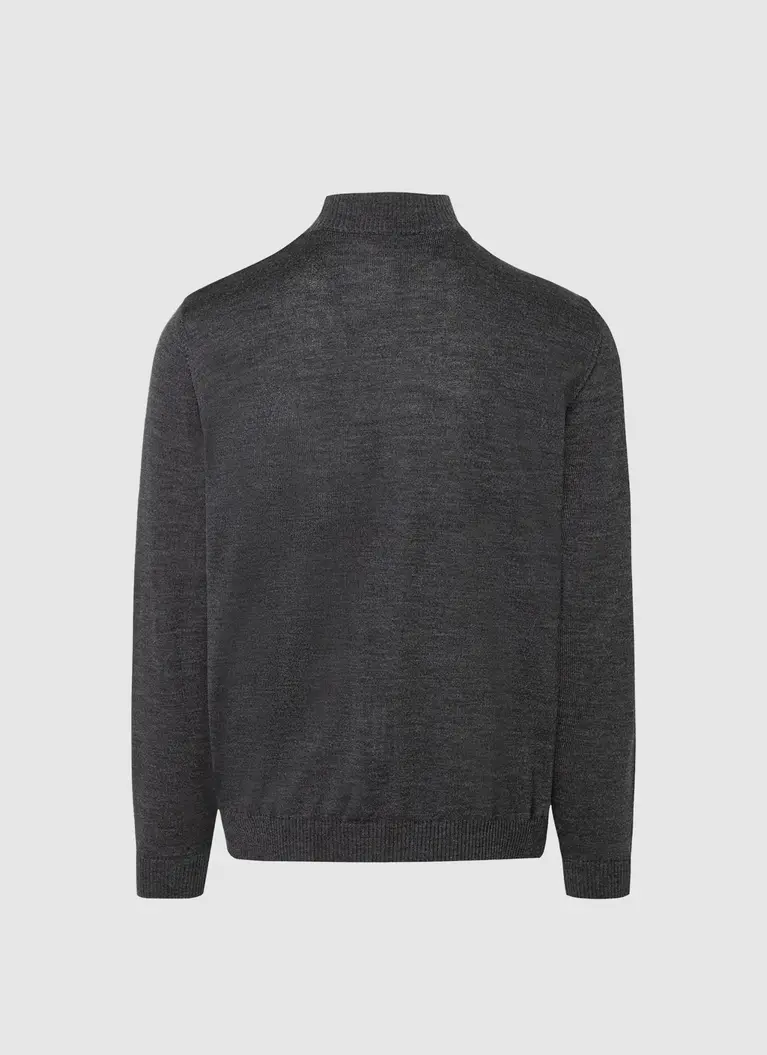Maerz Muenchen Stehkragen-Zipper100% MerinowolleArt. Nr. 595400-591 Kostenloser Versand international