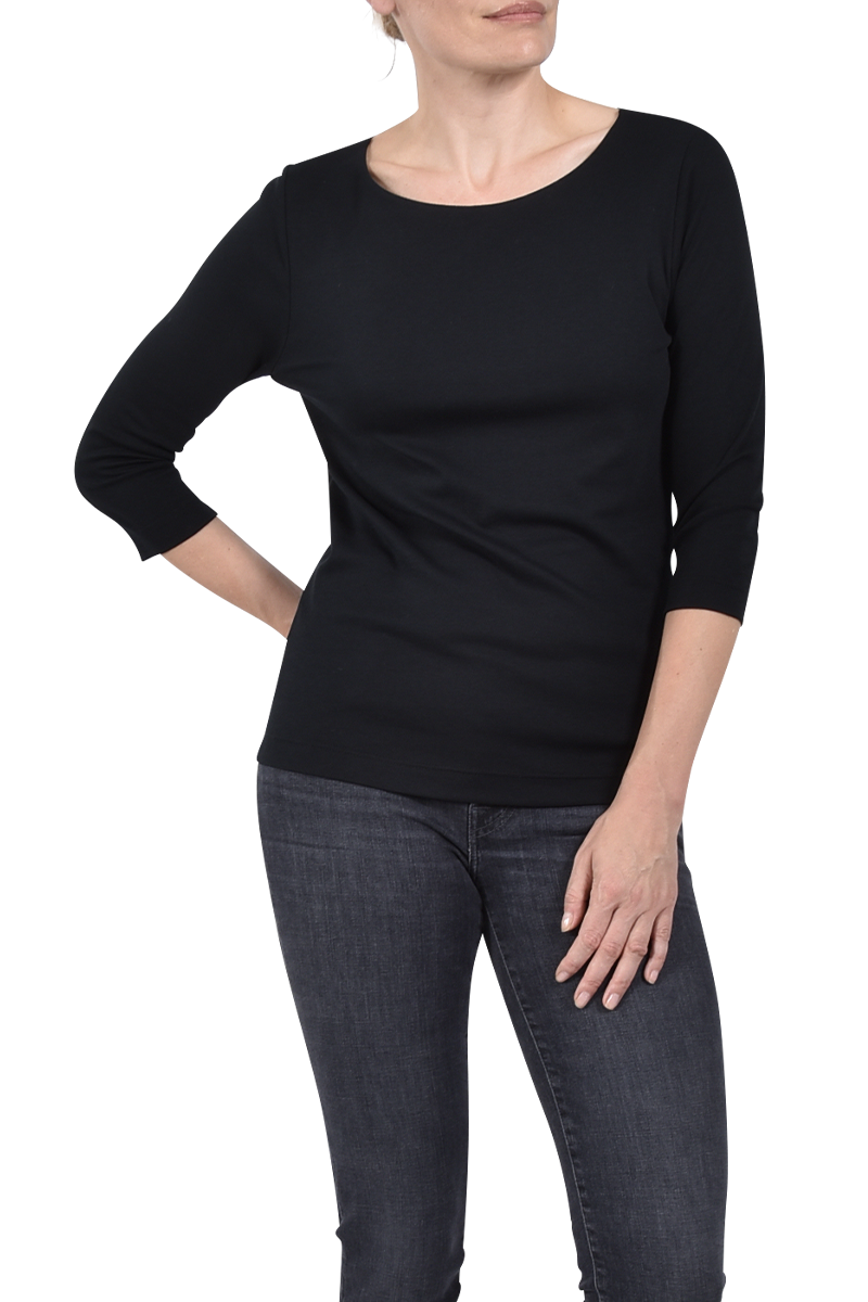 EFIXELLE Baumwollshirt mit U-Boot-Ausschnitt von EFIXELLE Bis zu 65% Rabatt