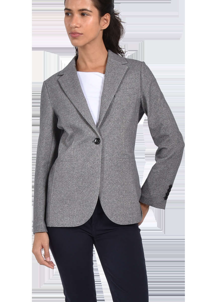 CIRCOLO Baumwollblazer mit Fischgräten-Muster von CIRCOLO zollfrei