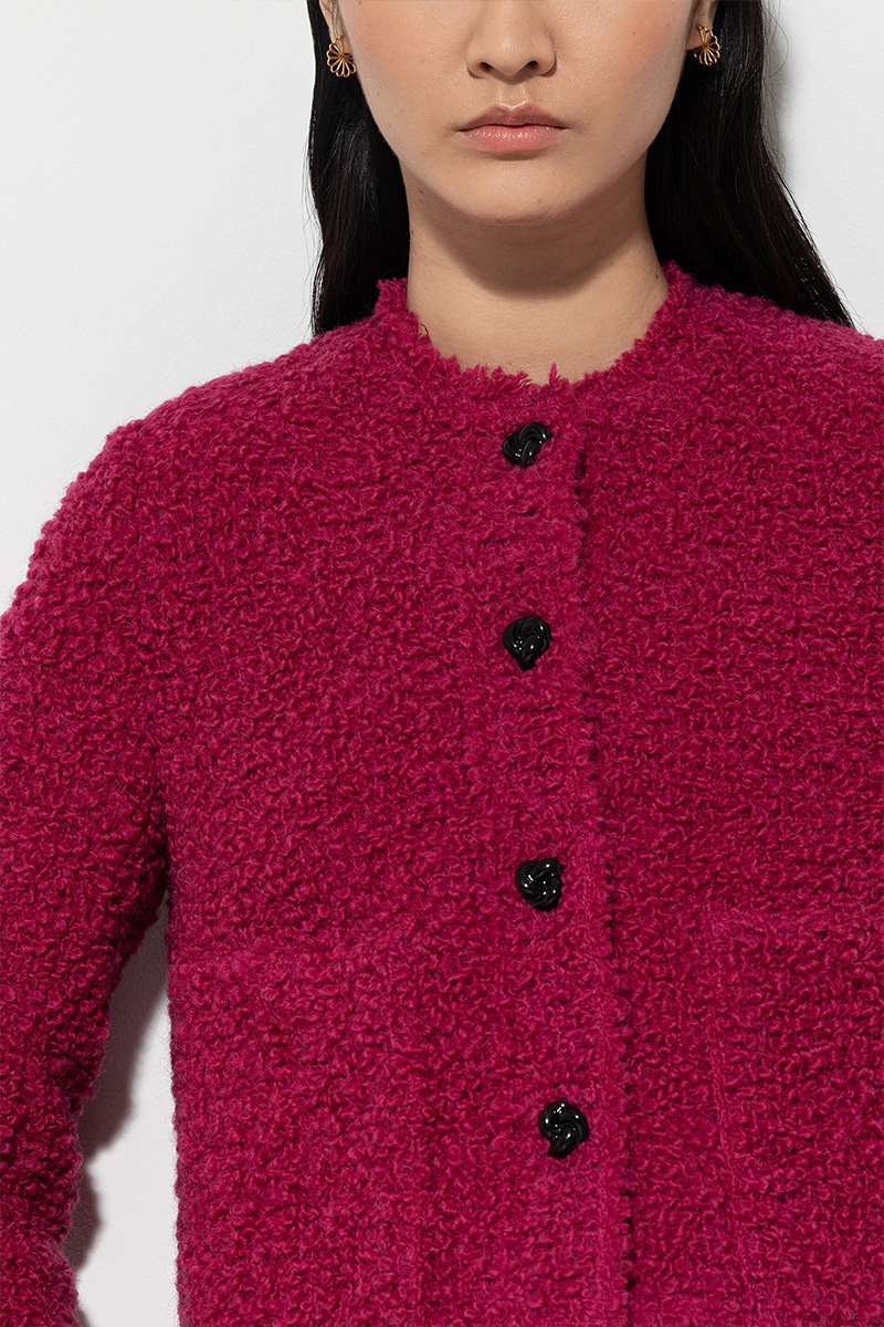LUISA CERANO Tweedjacke aus Bouclé-Wolle von LUISA CERANO Verkauf