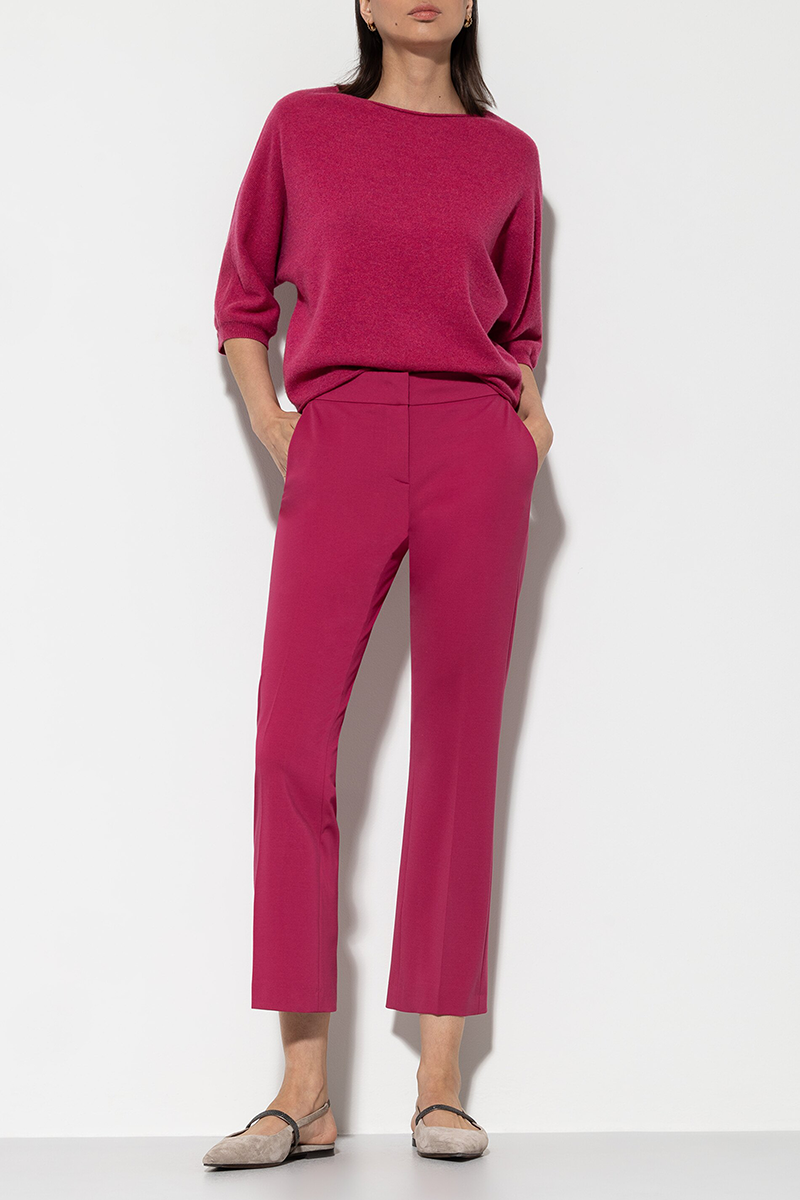 LUISA CERANO Babyflare Hose aus Punto-Milano von LUISA CERANO im Angebot