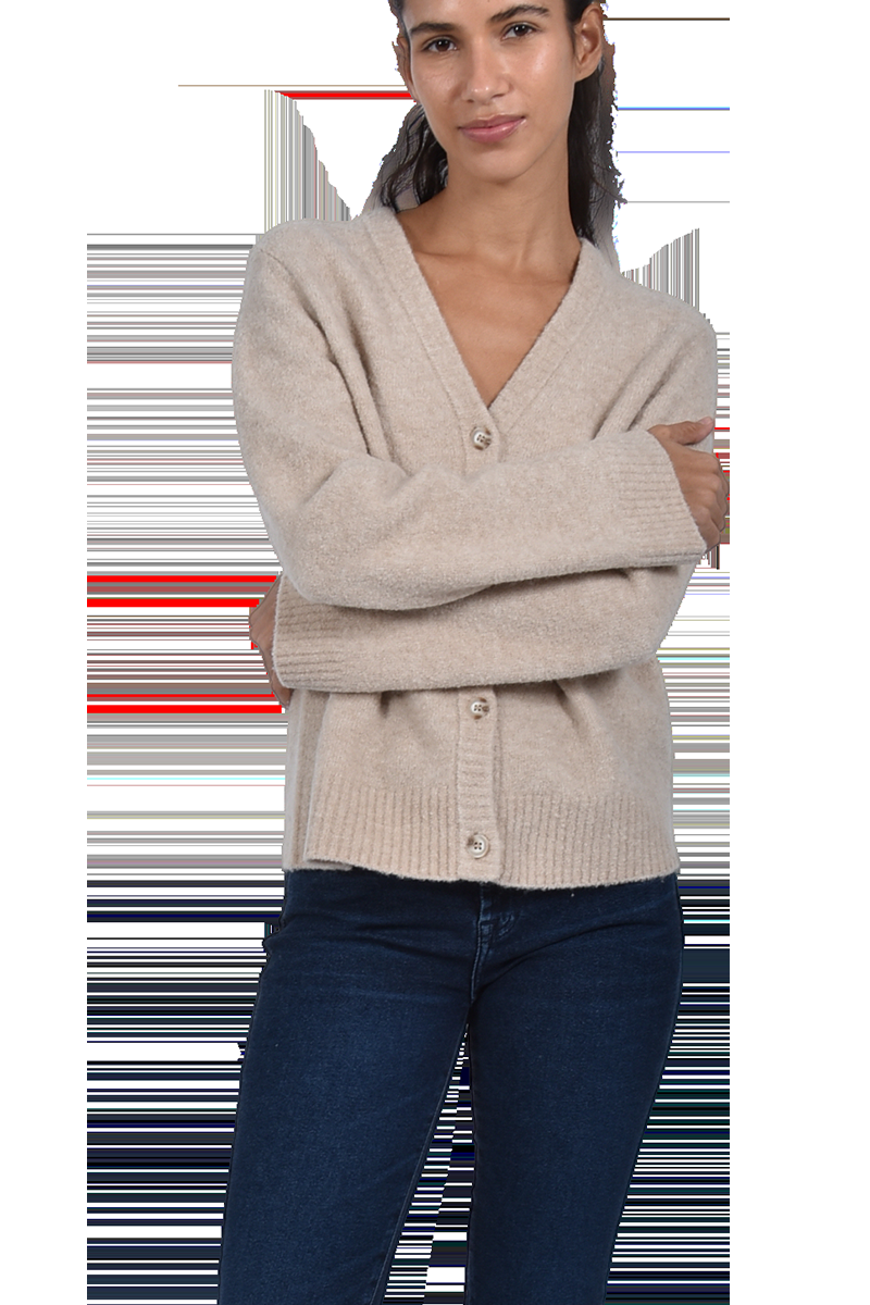 INSIEME Bouclé-Cardigan mit verkürzten Ärmeln von INSIEME Saisonschlussverkauf