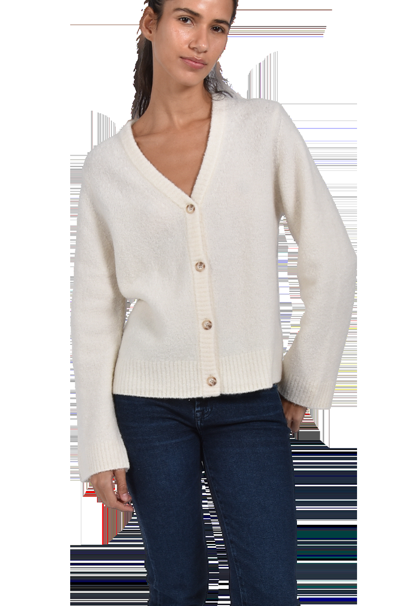 INSIEME Bouclé-Cardigan mit verkürzten Ärmeln von INSIEME Cyber Monday