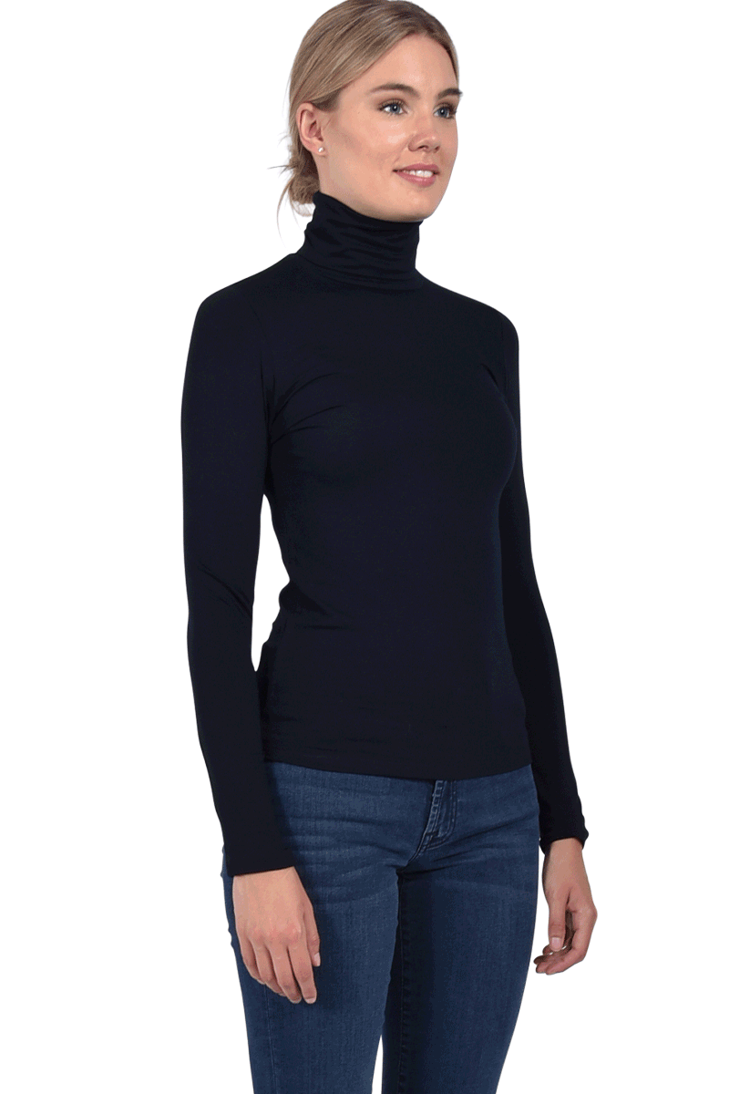 MAJESTIC Rollkragenshirt aus Viskose von MAJESTIC Bis zu 60% Rabatt
