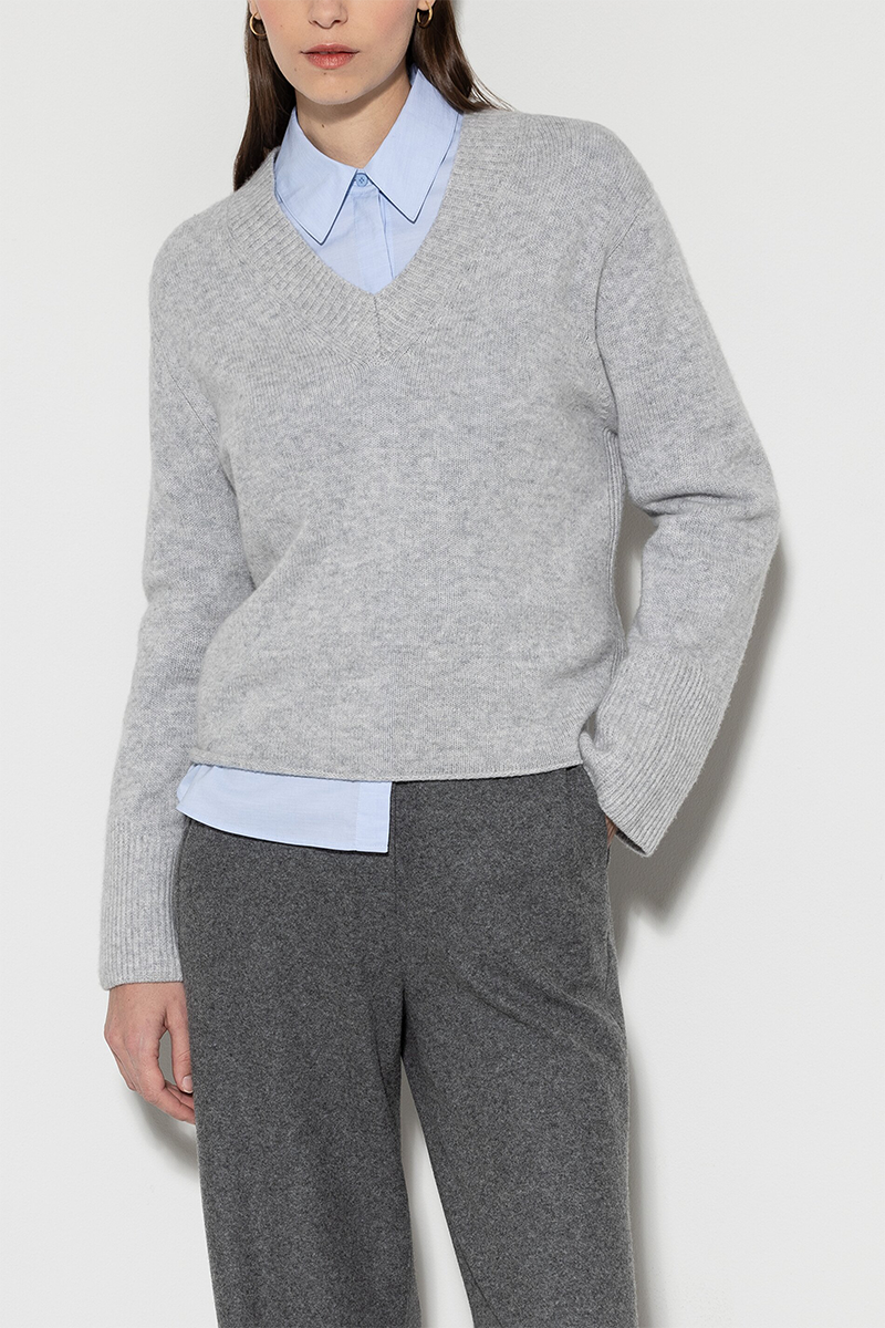 LUISA CERANO V-Pullover aus Kaschmir-Mix von LUISA CERANO Bis zu 55% Rabatt