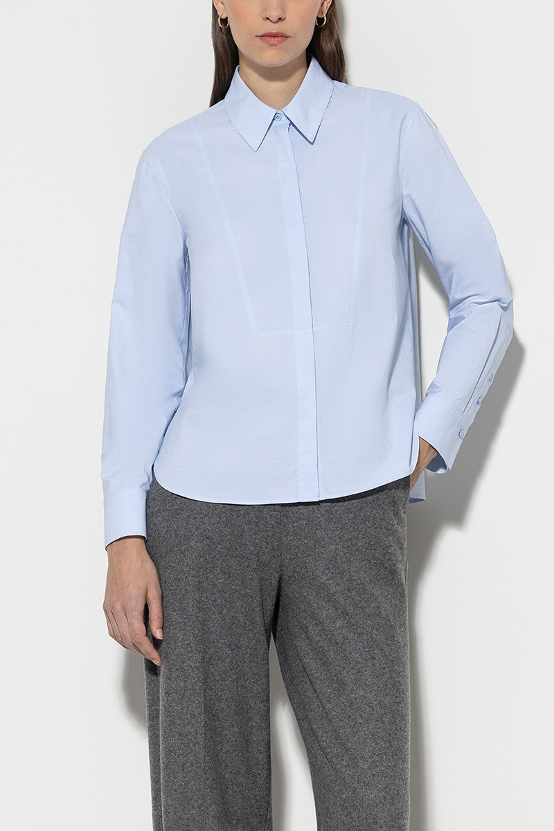 LUISA CERANO Chambray-Hemdbluse von LUISA CERANO Kostenloser Versand international