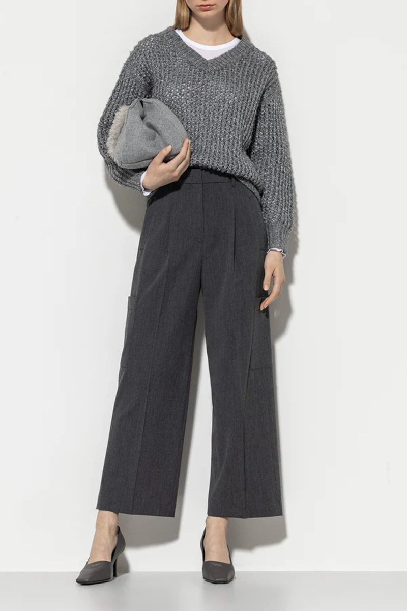 LUISA CERANO Cargo-Pants aus Kaschmir-Mix von LUISA CERANO 2025