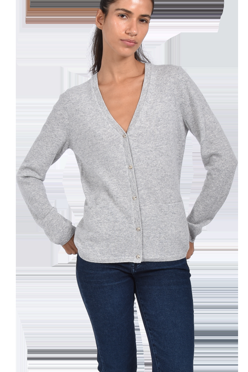 INSIEME Klassischer Cardigan aus 100% Kaschmir von Insieme Blitzverkäufe
