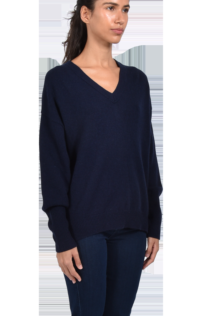 VAN KUKIL V-Ausschnittpullover "Paisley" aus 100% Kaschmir von VAN KUKIL Jubiläumsangebot