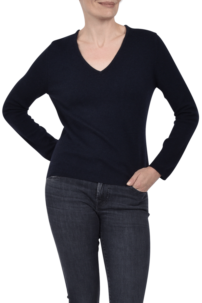 INSIEME V-Ausschnitt-Pullover aus Cashmere von INSIEME VIP-Rabatte