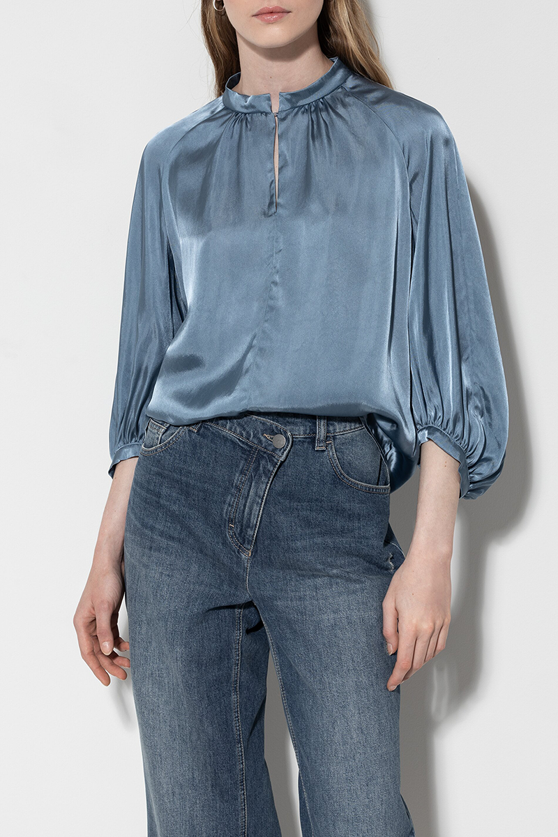 LUISA CERANO Stehkragenbluse mit 3/4-Arm von LUISA CERANO Letzter Tag