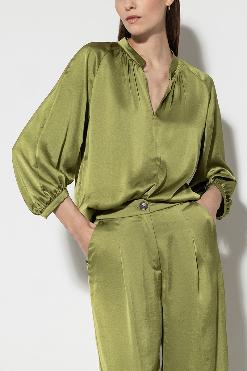 LUISA CERANO Stehkragenbluse mit 3/4-Arm von LUISA CERANO Zeitbegrenzte Promotion