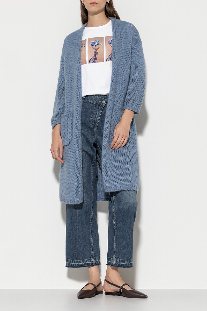 LUISA CERANO Longcardigan aus Alpaka-Mix von LUISA CERANO Bis zu 50% Rabatt