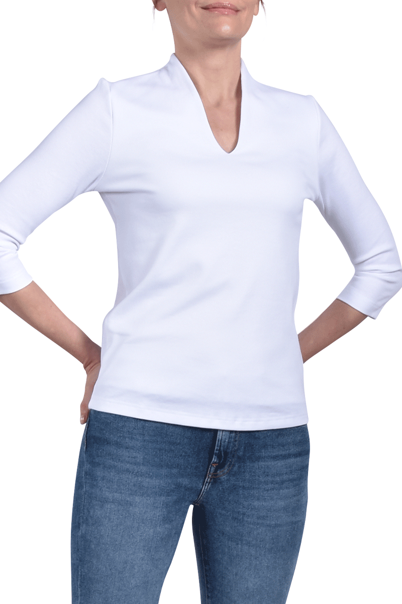 EFIXELLE Kelchkragenshirt aus Baumwolle von EFIXELLE 50% Rabatt für begrenzte Zeit