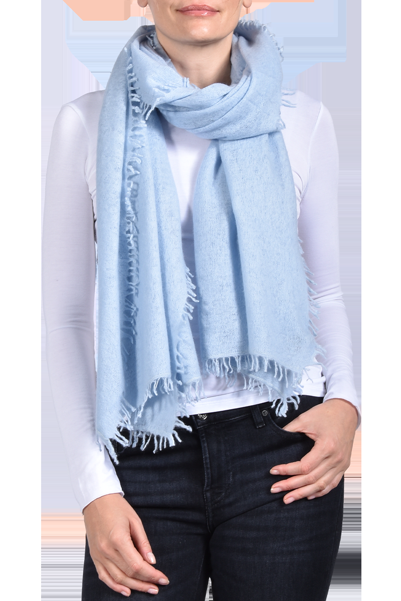 PUR SCHOEN Edles Cashmere-Tuch von PUR SCHOEN, Bleu Blitzangebot