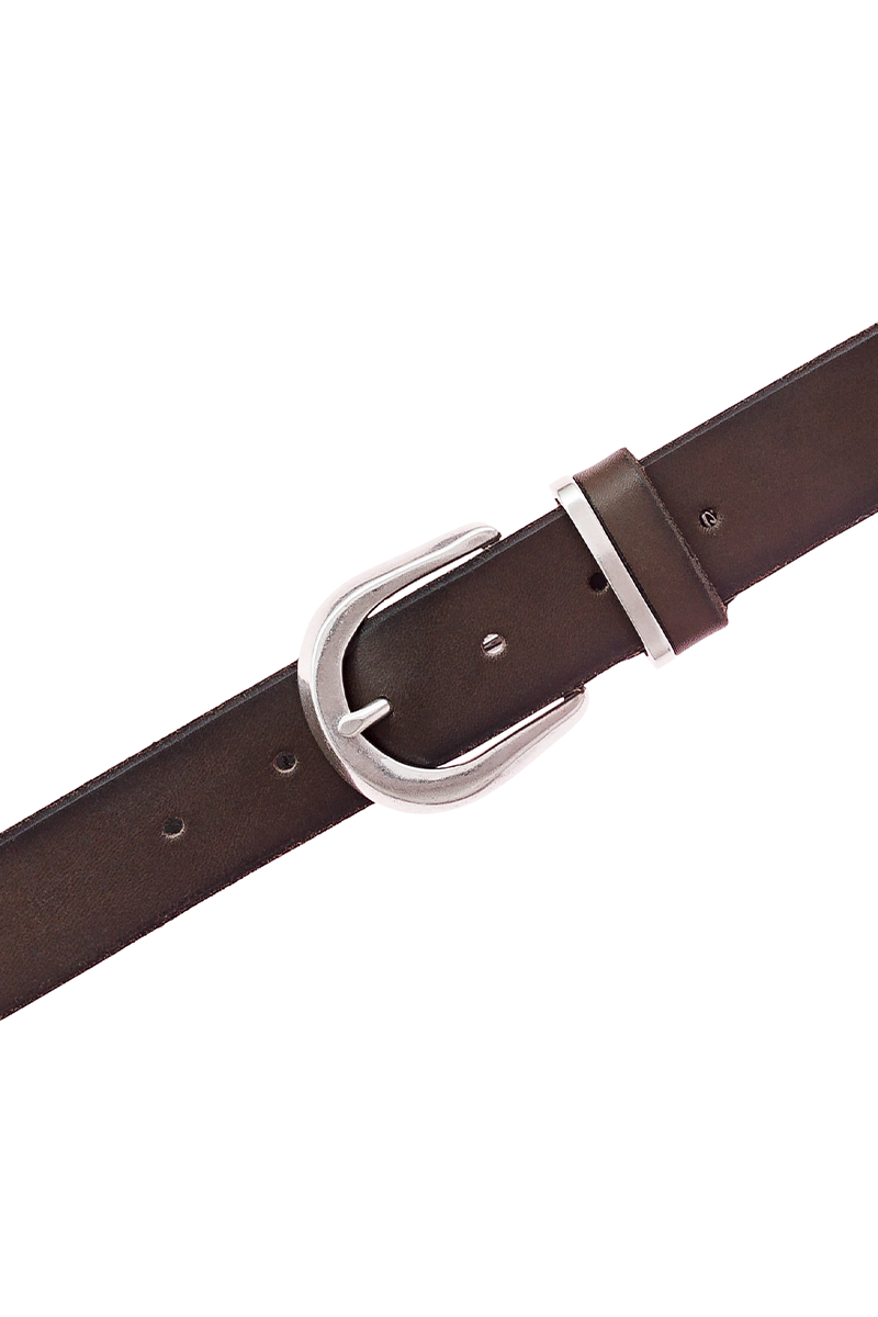 B.BELTS Volledergürtel mit Metallschließe von B.Belt Discount Store für neue Produkte