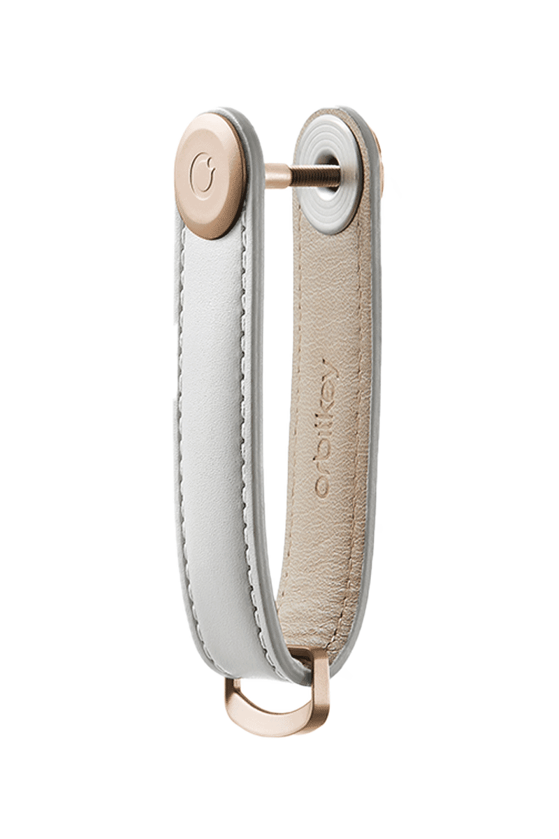 ORBITKEY Schlüsselorganisator aus Leder „Orbitkey 2.0“, Platin Online