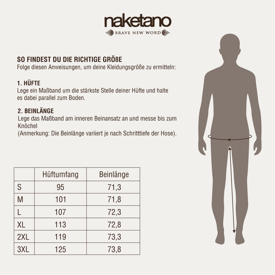 Naketano Schnellbumser 2.0 - Grey Melange Nur noch ein Tag übrig