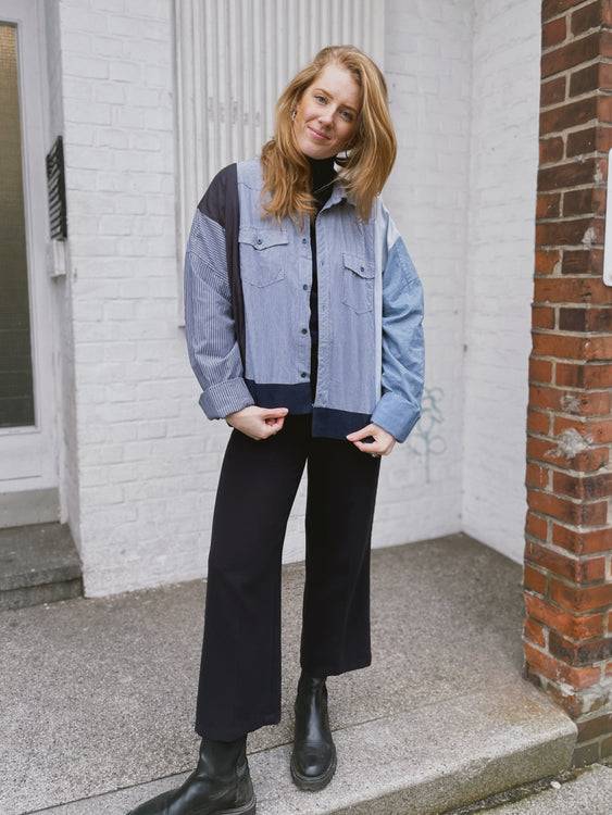 ﻿Nonoi Studio Blouson // Dunkelblau // Onesize Begrenztes Angebot