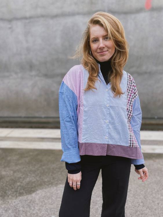 Nonoi Studio Blouson // Rosa + Blau // Onesize Online Shopping