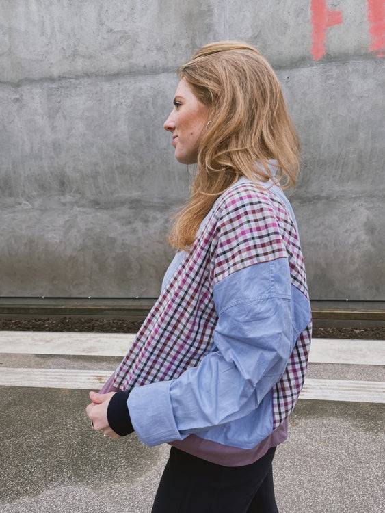 Nonoi Studio Blouson // Rosa + Blau // Onesize Online Shopping