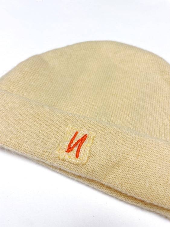 Nonoi Studio BEIGE KINDERMÜTZE "LITTLE CHICAGO" AUS KASCHMIR Tägliche Deals
