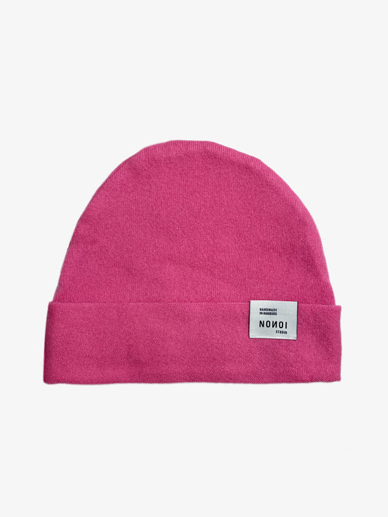 Nonoi Studio PINKE MÜTZE "AKUR" AUS KASCHMIR // UNISEX Bis zu 50% Rabatt