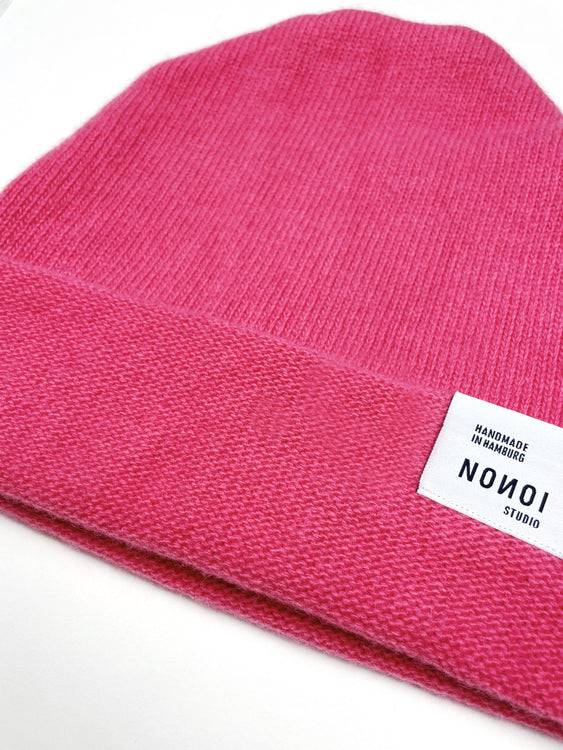 Nonoi Studio PINKE MÜTZE "AKUR" AUS KASCHMIR // UNISEX Bis zu 50% Rabatt