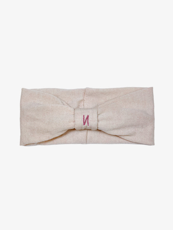 Nonoi Studio STIRNBAND "BEERE" CREME // WOLLE Sonderangebot der Fabrik
