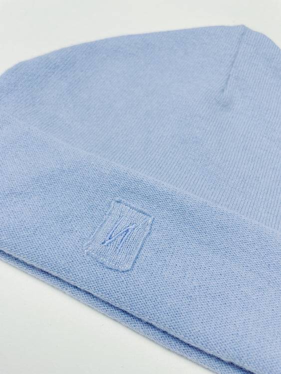 Nonoi Studio EISBLAUE MÜTZE "OTTAWA" AUS WOLLE // UNISEX Speichern exportieren
